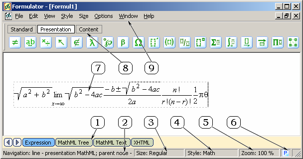 Formulator MathML Weaver Layout