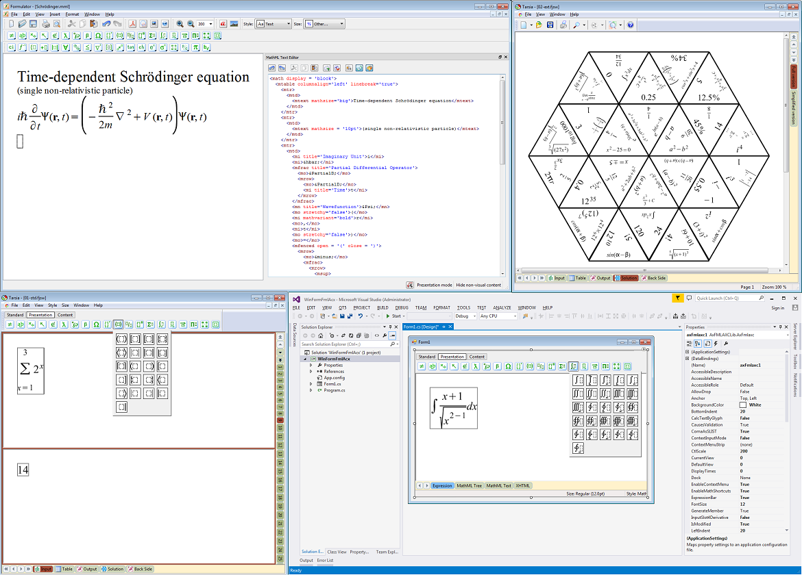 Formulator MathML Suite